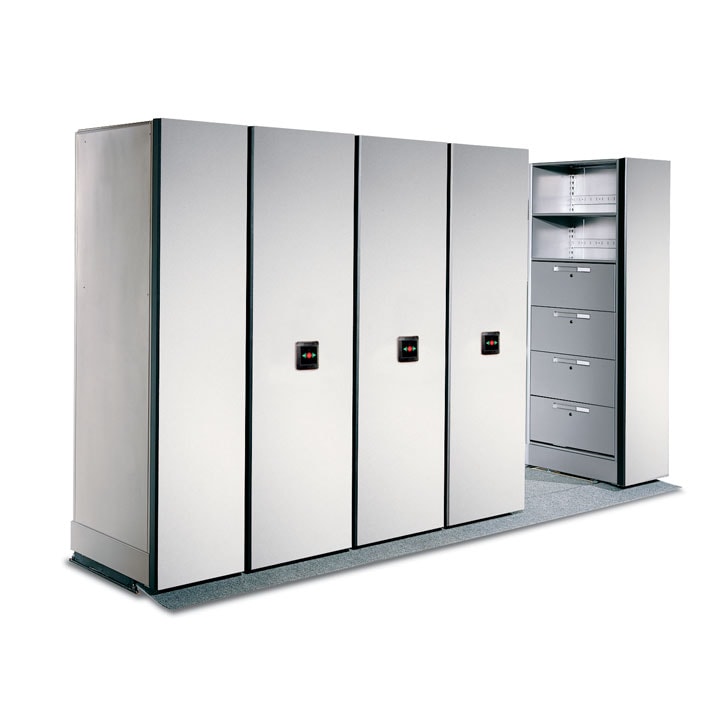 Electrical powered mobile shelving systems