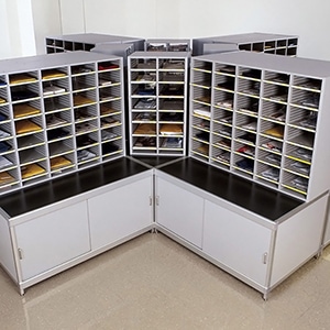 Mailroom Furniture Satellite Stations
