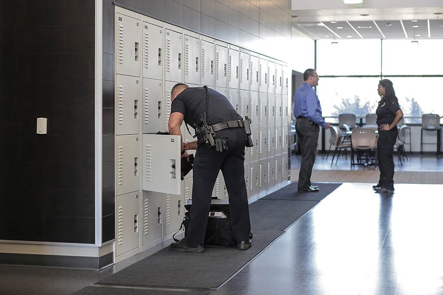 Gear Bag Lockers Storage Systems for Police Departments