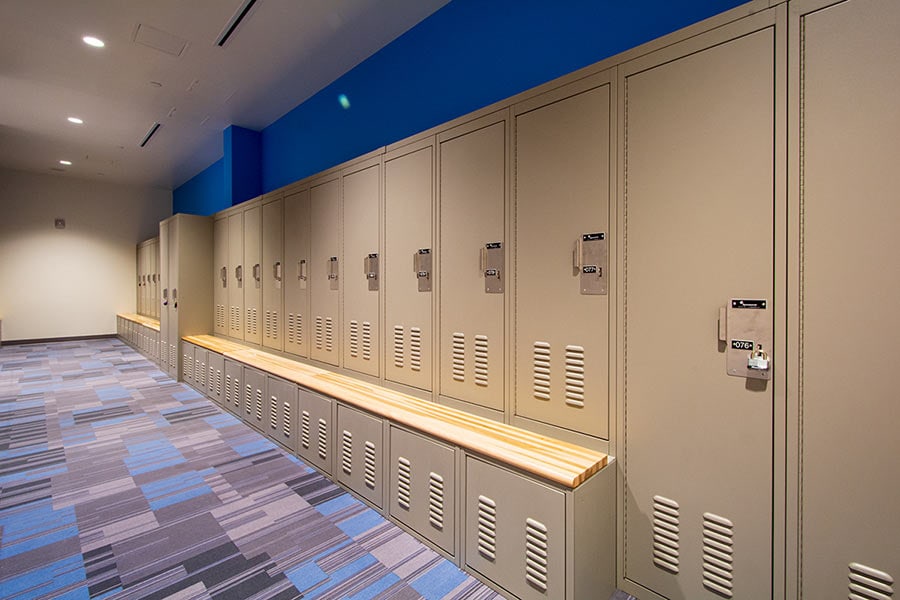 Law Enforcement Personnel Storage Lockers
