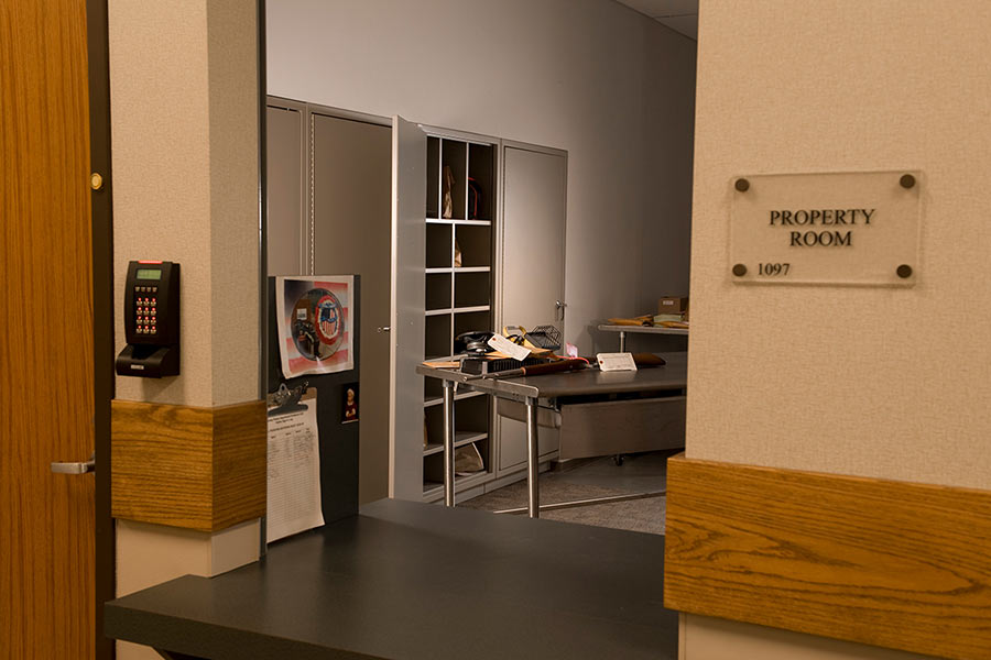 Pass-Thru Evidence Lockers Accessed from Property Room