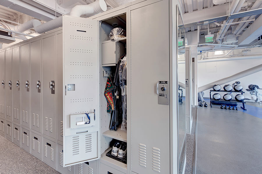 Public Safety Building Personal Locker Storage