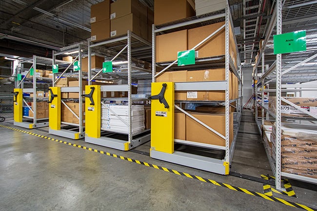 ActivRAC High-Density Shelving for Bulk Materials Storage