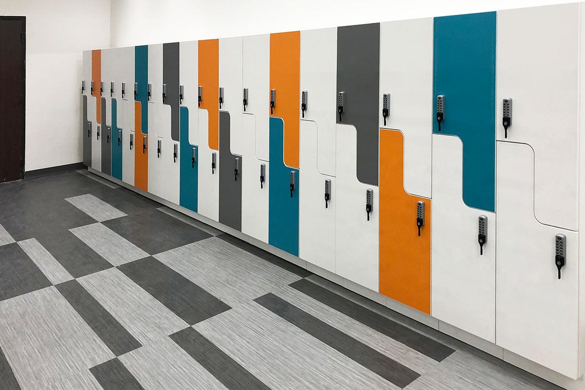 Day-Use Lockers for Hospital Staff Storage