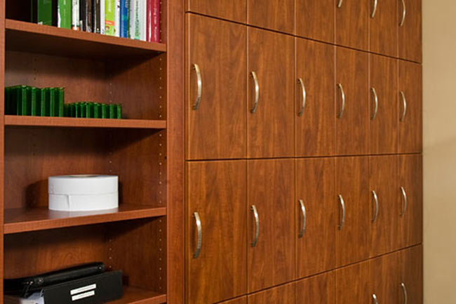 Laminate Lockers and Shelving