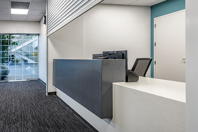 Modular Casework for Hospital Admissions Areas