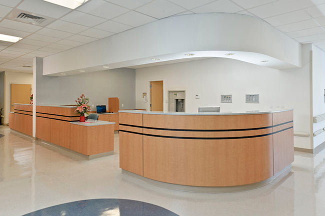 Nurses Station and Laminate Modular Casework