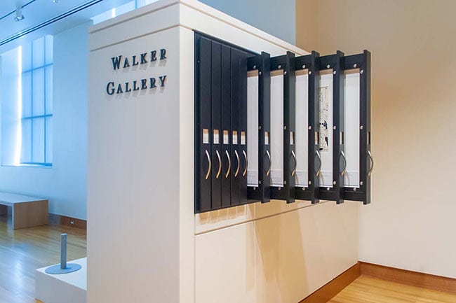 Pull-out Display Cabinets Housing Cartoons and Comic Strips