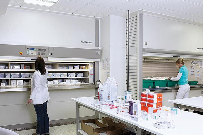 Rotomat Vertical Carousel for Pharmacy Storage