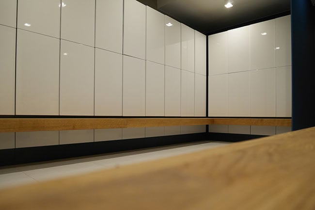 Smart Lockers in Hospital Staff Changing Room