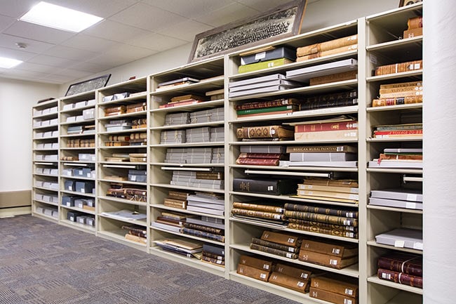 Case-Type Shelving Storing Rare Books