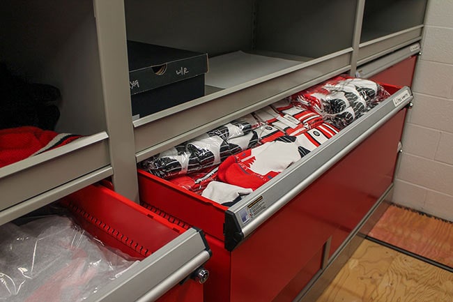 Secure Modular Drawers Storing Game Socks