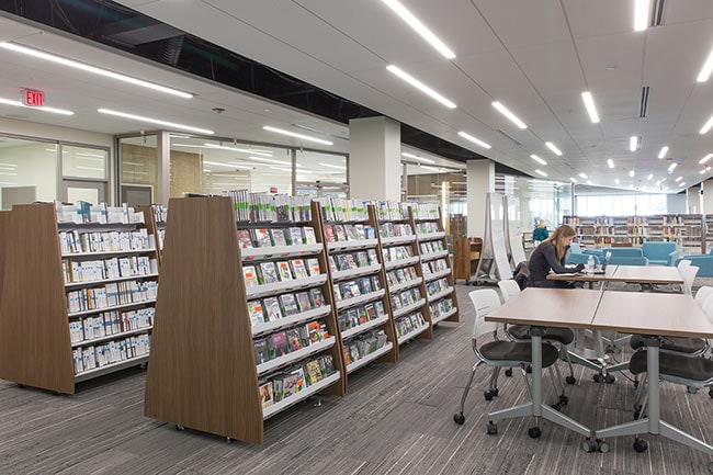 A-Frame Library Carts for Books and Media
