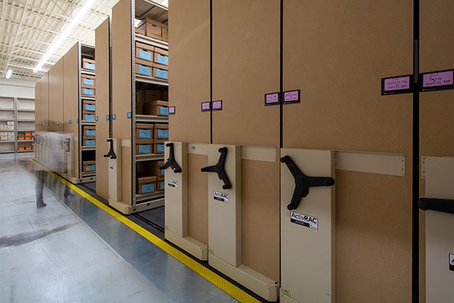 ActivRAC Mobile Shelving Storing Archive Records