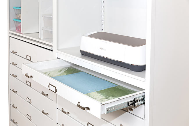 Cabinets for Makerspace Storage in Libraries