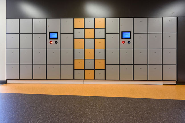 Campus Library Student Temporary Storage Smart Lockers