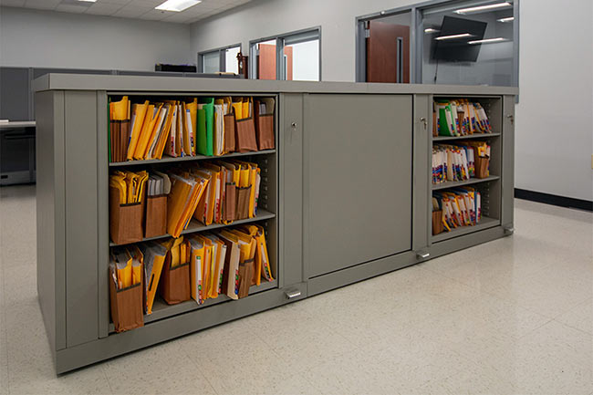 Election Information Stored in Rotary File Cabinets