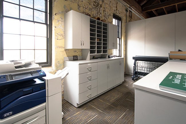 Mail Sorting Units and Modular Casework for Mail Area