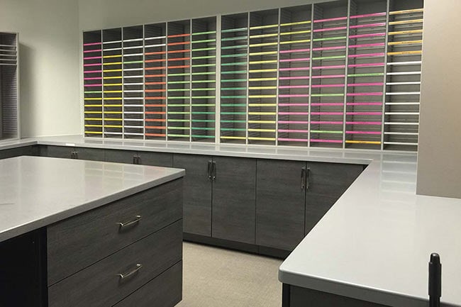 Mail Room Furniture and Sorting Units