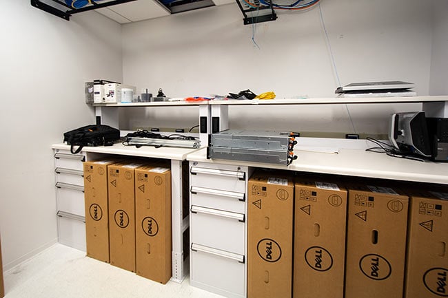 Shelving, Cabinets and Work Surfaces for IT Equipment