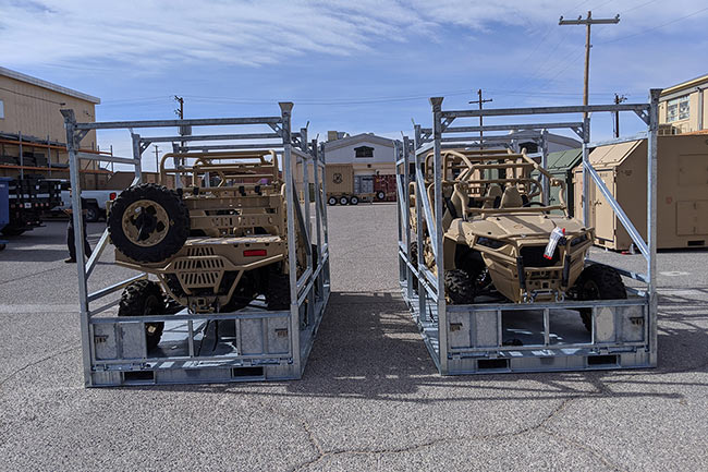 Modular UTV Rack for Military Deployment