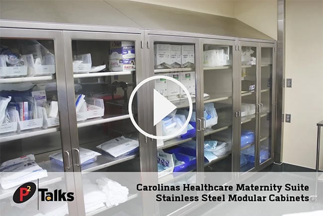 P2 Talks Modular Casework Stainless Steel Cabinets