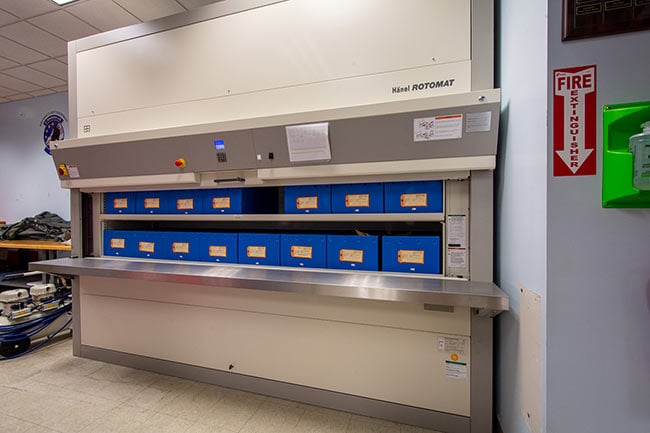 Rotomat Vertical Carousel Storing Maintenance Supplies