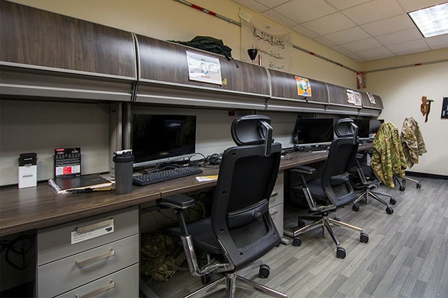Team Room Storage and Seating