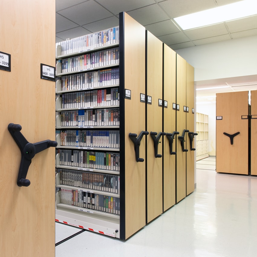 Mechanical-Assist-Mobile-Shelving