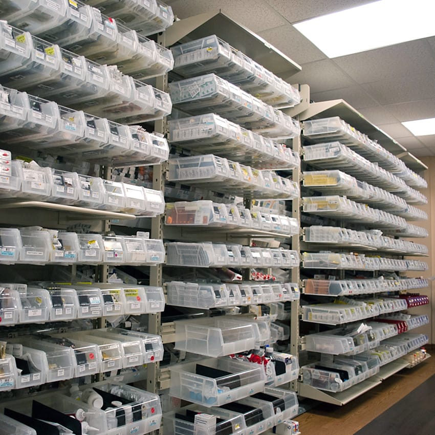 High-Density Lateral Sliding Shelving