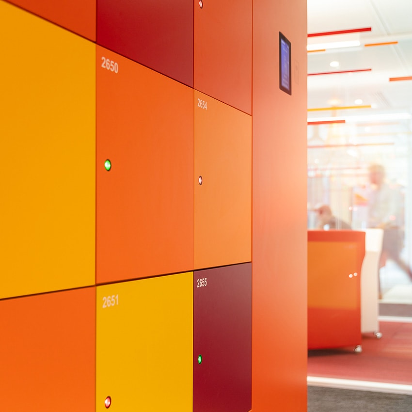 Employee-Lockers for Personal Use