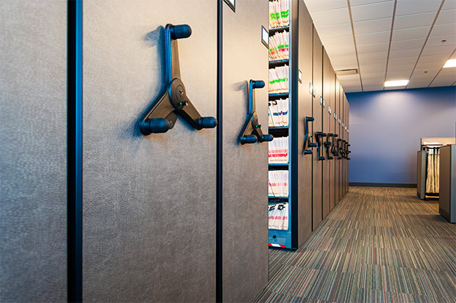 FIle-Storage-with-Compact-Mobile-Shelving
