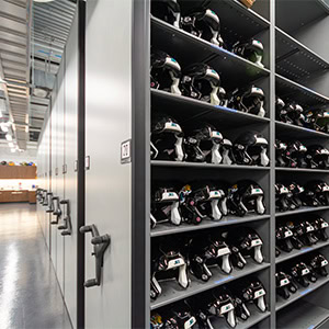 Pro-Sports-Equipment-Rooms-High-Denisty-Shelving
