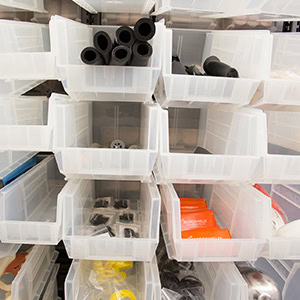 Workstations--Bin-Shelving